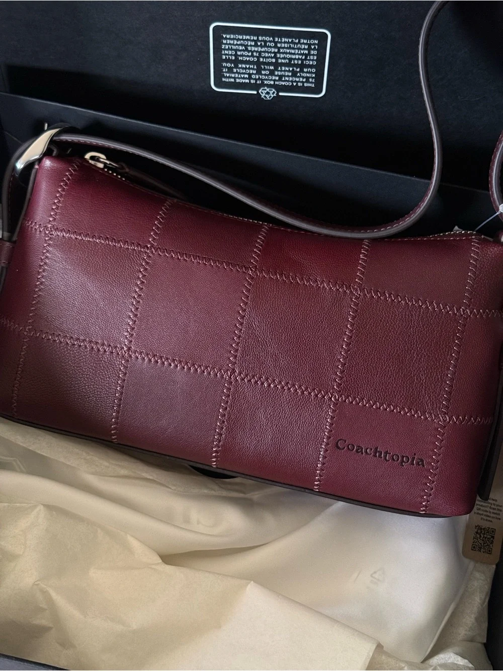 Coachtopia Small Slouchy Shoulder Bag (Alter Ego) Merlot Multi - NWT